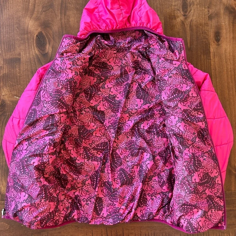 Girls North Face Reversible Puffer Jacket | Girls Large 14/16 | FLAWED